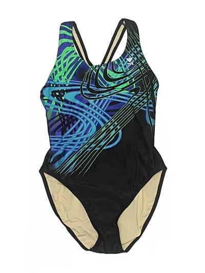 Pre-owned Tyr One Piece Swimsuit In Black