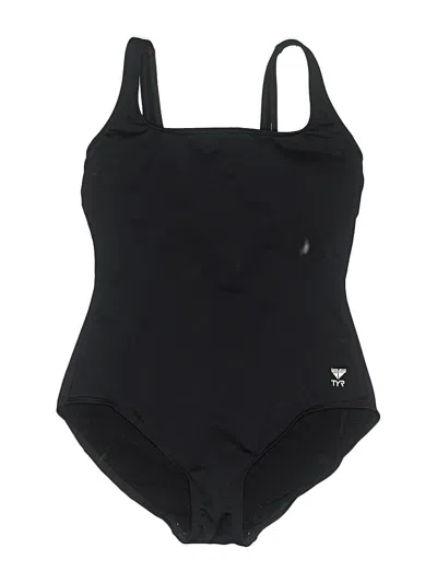 Pre-owned Tyr One Piece Swimsuit In Black