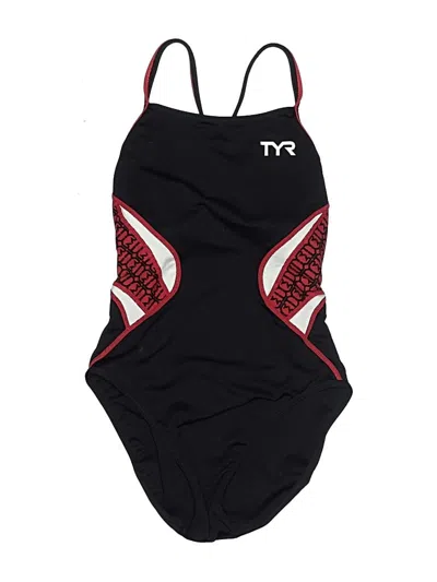 Pre-owned Tyr One Piece Swimsuit In Black
