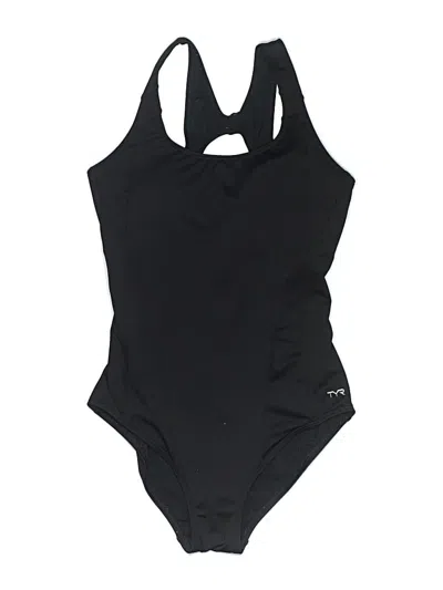 Pre-owned Tyr One Piece Swimsuit In Black