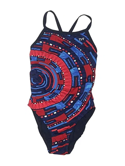 Pre-owned Tyr One Piece Swimsuit In Blue