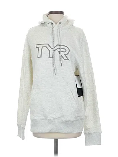Pre-owned Tyr Pullover Hoodie In Silver