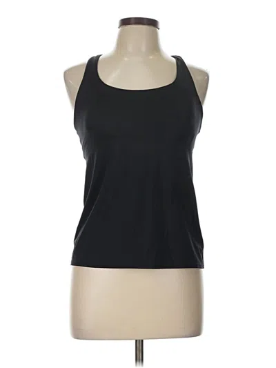 Pre-owned Tyr Sleeveless Top Black Halter Neckline Tops