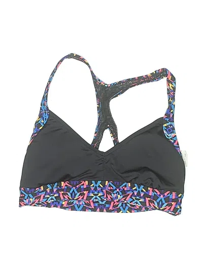 Pre-owned Tyr Swimsuit Top Gray Paisley Pattern Swimwear
