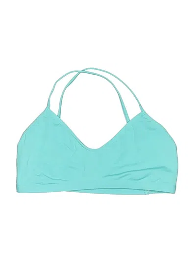 Pre-owned Tyr Swimsuit Top Teal Swimwear