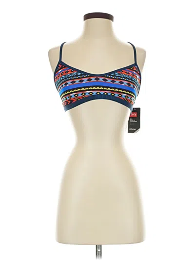 Tyr Tank Top Blue Strapless Neckline Tops