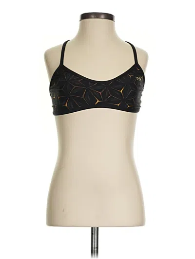 Pre-owned Tyr Tank Top Gold Halter Neckline Tops