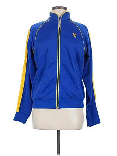 Pre-owned Tyr Track Jacket In Blue