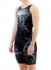 Tyr Venzo Phantom Oblivion Open Back Swimsuit In Black In Black