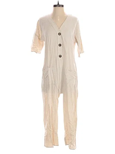 Pre-owned Tysa Jumpsuit In Brown