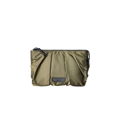 Tyvy New York Women's The Aviator Mini Cosmetic Pouch - Olive Green