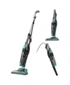 Tzumi Ionvac Zipvac, 3-in-1 Corded Upright/handheld Floor And Carpet Vacuum Cleaner In Teal