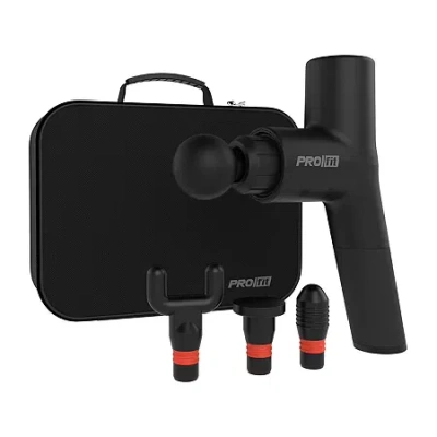 Tzumi Pro Fit Percussion Muscle Massage Gun In Black