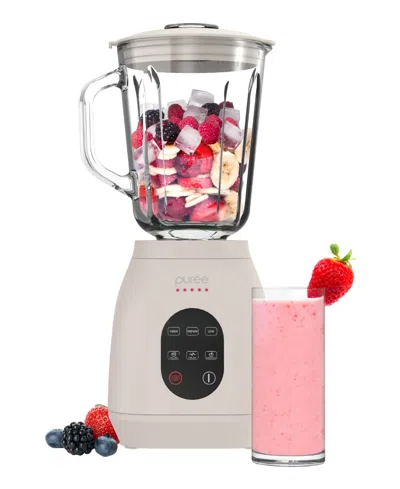 Tzumi Puree 1.5 Liter Led Touchscreen Blender In White