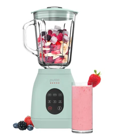 Tzumi Puree 1.5 Liter Led Touchscreen Blender In Green