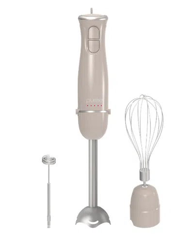 Tzumi Puree 3-pc. Immersion Hand Blender Set In Nude