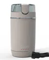 Tzumi Puree Electric Coffee Grinder, One-touch Spice, Herb, And Coffee Bean Grinder With Stainless Steel B In Gray
