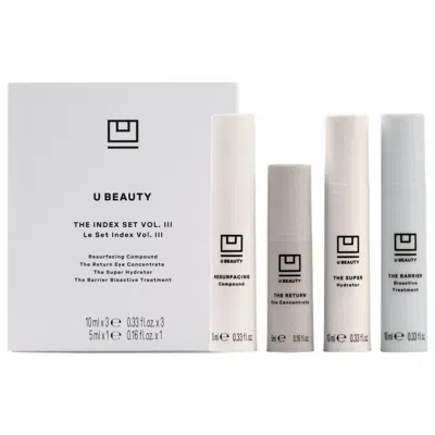 U Beauty Mini The Index Set Vol. Iii In White