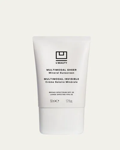 U Beauty Multimodal Sheer Mineral Spf 25 Sunscreen, 1.7 Oz.