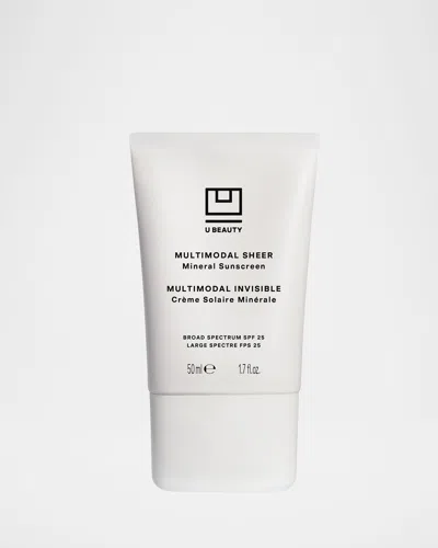 U Beauty Multimodal Sheer Mineral Spf 25 Sunscreen, 1.7 Oz.