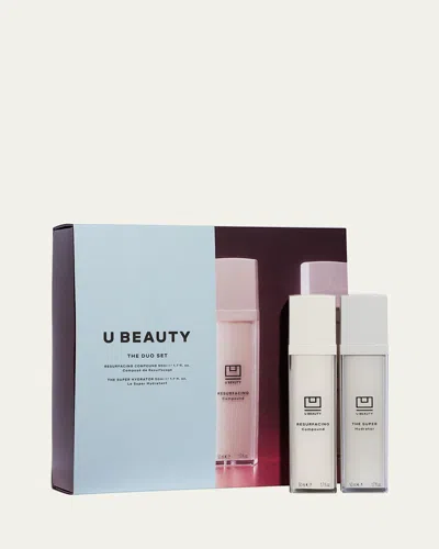 U Beauty The Duo Set In White
