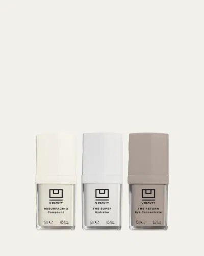 U Beauty The Essentials 3-piece Set In Transparent