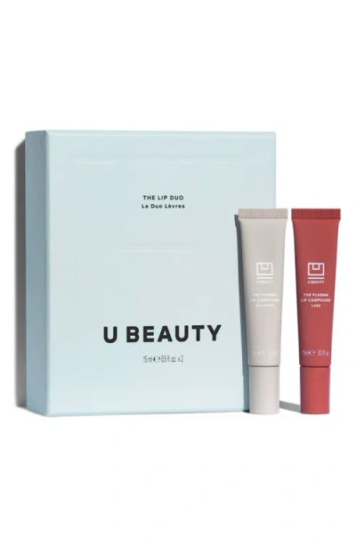 U Beauty The Lip Duo $136 Value In Transparent