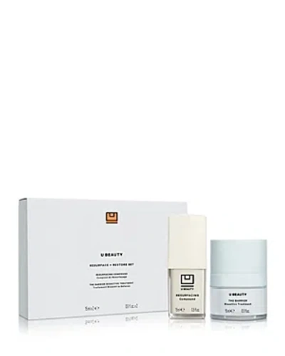 U Beauty The Resurface + Restore Set ($166 Value) In White