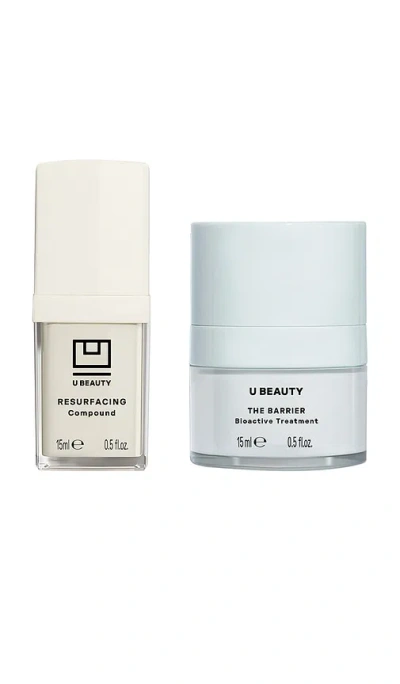 U Beauty The Resurface + Restore Set In White