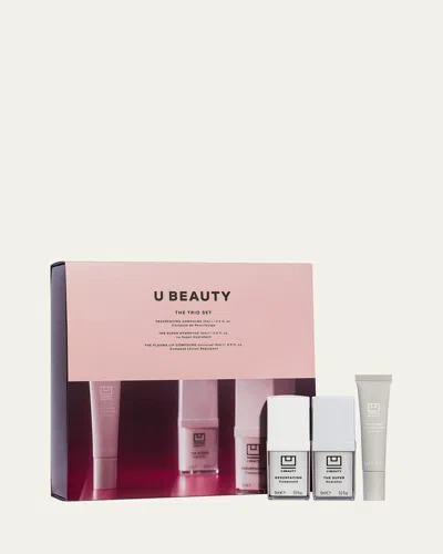 U Beauty The Trio Set In White