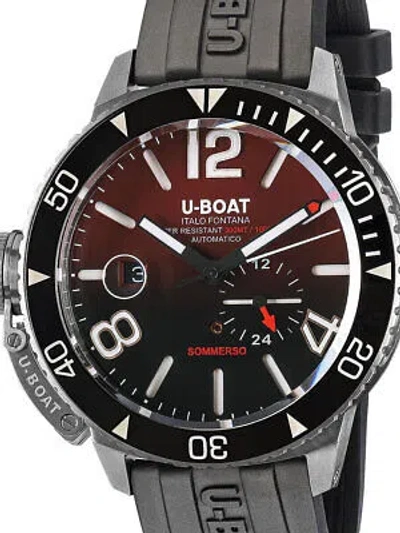 Pre-owned U-boat 9521 Sommerso Automatic Mens Watch 46mm 30atm