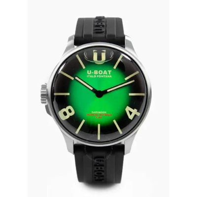 U-boat Lefty Darkmoon Quartz Green Dial Men's Watch 8702 In Black