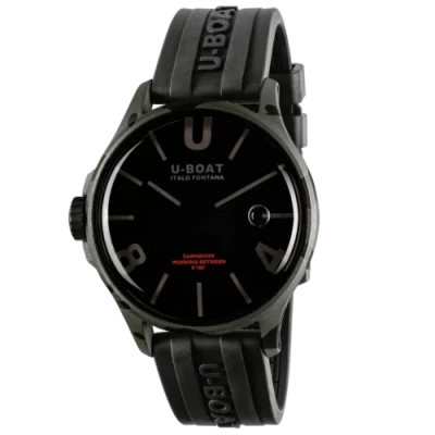 Pre-owned U-boat Men's Darkmoon 44.8mm Quartz Watch Ub-9553