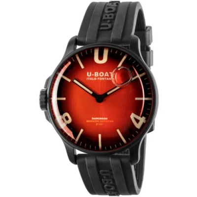 Pre-owned U-boat Men's Darkmoon 44mm Quartz Watch Ub-8697-b