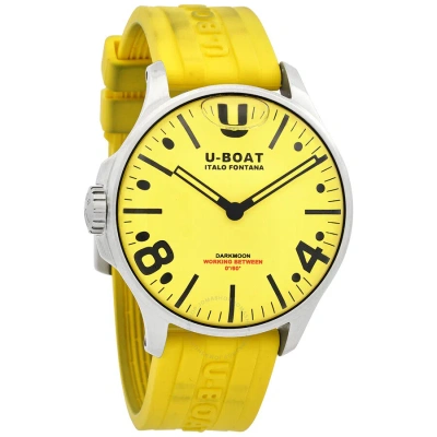 U-boat Capsoil Darkmoon Quartz Men's Watch 8964 In Yellow