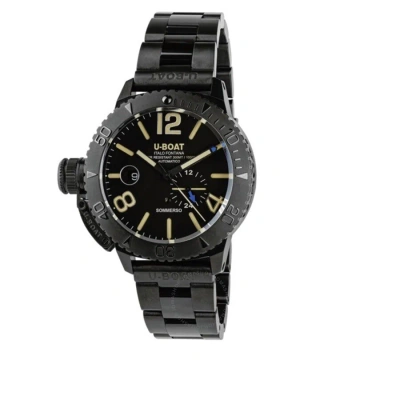 U-boat Sommerso Automatic Black Dial Men's Watch 9015/mt