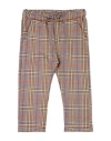U+é Babies'  Toddler Boy Pants Beige Size 6 Polyester, Viscose, Elastane In Multi