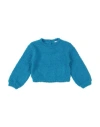 U+é Toddler Boy Sweater Azure Size 6 Polyester In Blue