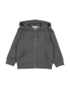 U+é Toddler Boy Sweatshirt Black Size 5 Polyester, Cotton, Elastane In Black