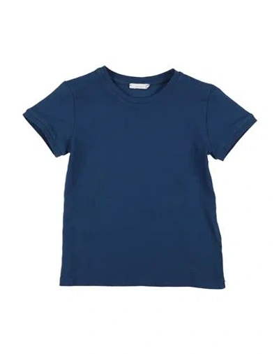 U+é Babies'  Toddler Boy T-shirt Navy Size 6 Cotton In Blue