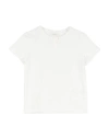 U+é Toddler Boy T-shirt White Size 5 Cotton, Elastane In White
