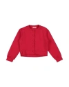 U+é Babies'  Toddler Girl Cardigan Red Size 6 Viscose, Polyamide, Elastane
