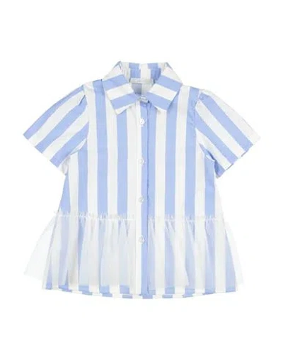 U+é Babies'  Toddler Girl Shirt Light Blue Size 6 Cotton