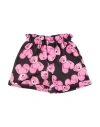 U+é Toddler Girl Shorts & Bermuda Shorts Black Size 6 Polyester, Cotton In Pink