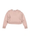 U+é Toddler Girl Sweater Blush Size 4 Acrylic, Wool, Viscose, Alpaca Wool In Pink
