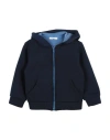 U+é Toddler Girl Sweatshirt Navy Size 6 Polyester, Elastane In Navy