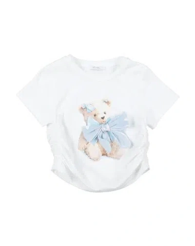 U+é Babies'  Toddler Girl T-shirt Sky Blue Size 6 Cotton, Elastane