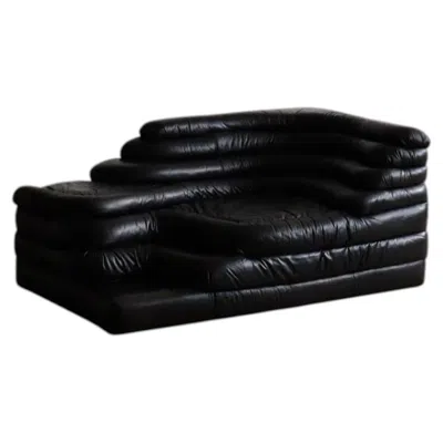 Pre-owned Ubald Klug Ds-1025 Terrazza Sofa For De Sede Switzerland 1970s In Black
