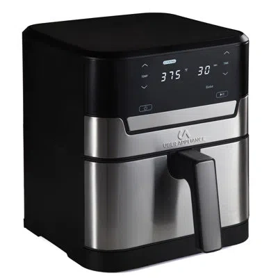 Uber Appliance 7 Qt. Xl Premium Air Fryer - Pfoa/ptfe Free Ceramic Coated In Stainless Steel;black