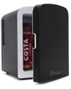 Uber Appliance 6-can Mini Fridge In Black